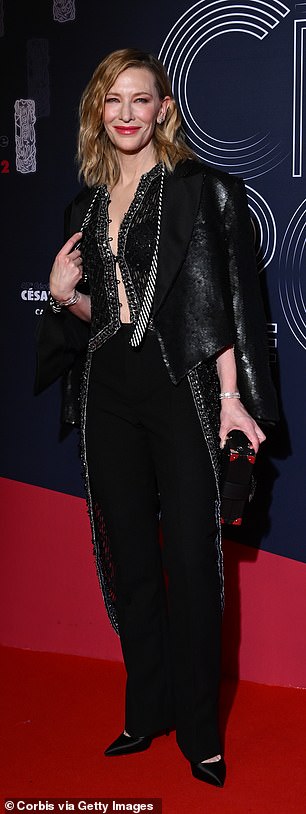 Gyönyörű: Cate Blanchett és Léa Seydoux pénteken a vörös szőnyegre került a 47. César Film Awards díjátadón a párizsi Olimpiában, Franciaországban.