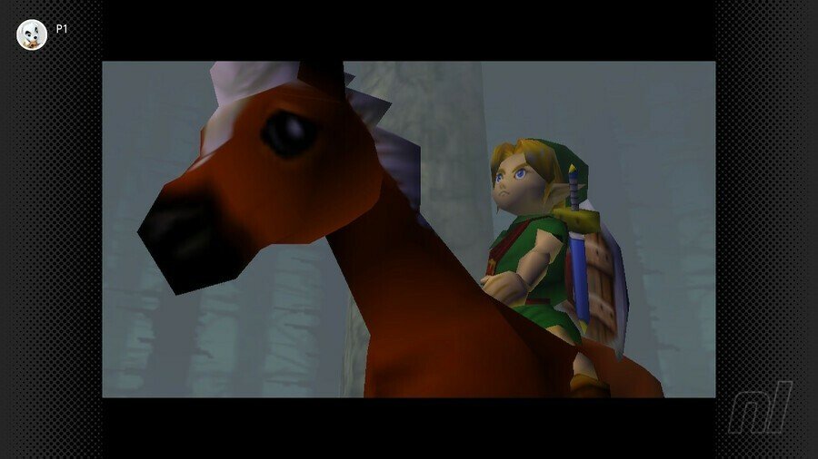 The Legend of Zelda: Majora's Mask a Switch Online kiegészítő csomagban látható módon