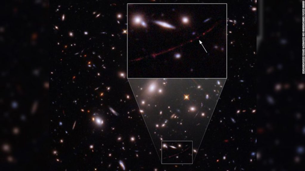 Earndel csillag: A Hubble Űrteleszkóp a valaha volt legtávolabbi csillagot látja, 28 milliárd fényévnyire