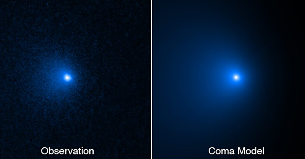 A Hubble-teleszkóp ráközelít a valaha megfigyelt legnagyobb üstökösre