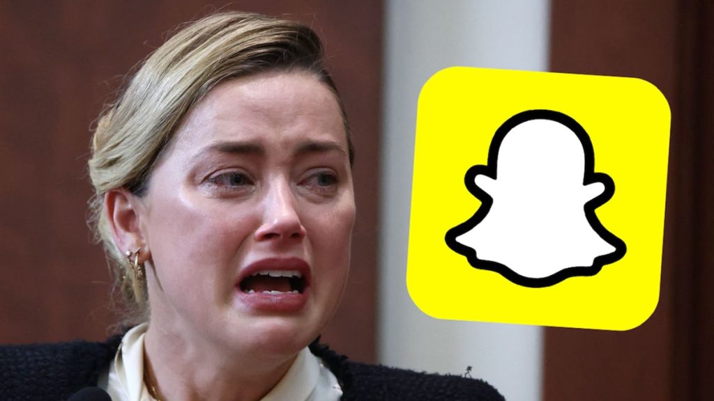 A Snapchat új síró arcszűrőjét nem Amber Heard ihlette