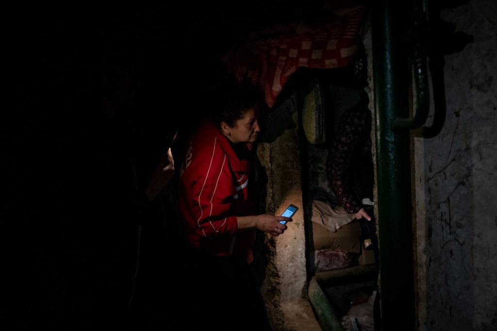Az ukrajnai Harkovban az alagsor az utolsó biztonságos menedék