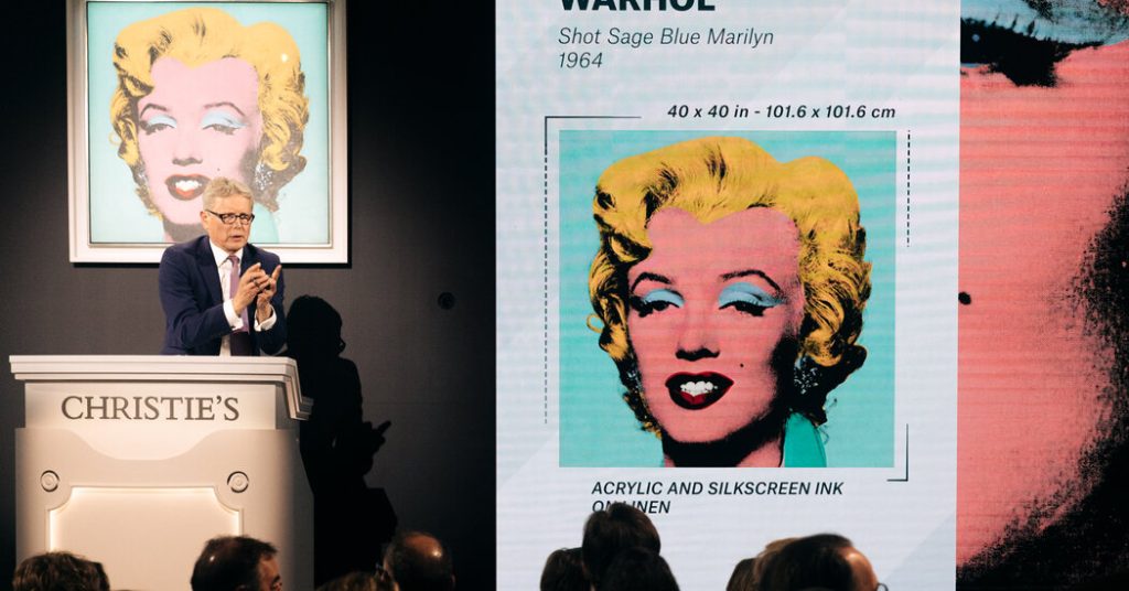 Marilyn Warhol 195 millió dolláros aukciós rekordját összetörte egy amerikai művész