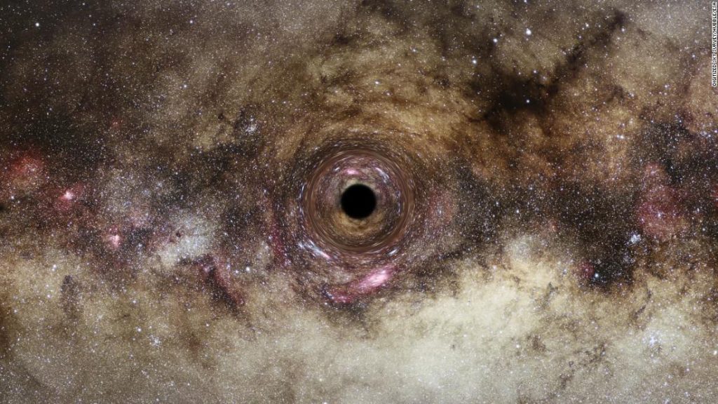 A Hubble által kémkedett fekete lyuk a Tejúton vándorol