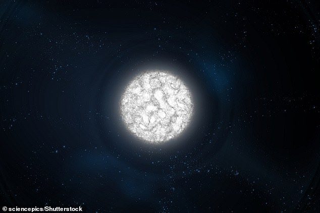 A fehér törpék napméretű csillagok hihetetlenül sűrű maradványai, amelyek kimerítették nukleáris üzemanyagukat, és nagyjából a Föld méretére zsugorodtak (a művész benyomása)