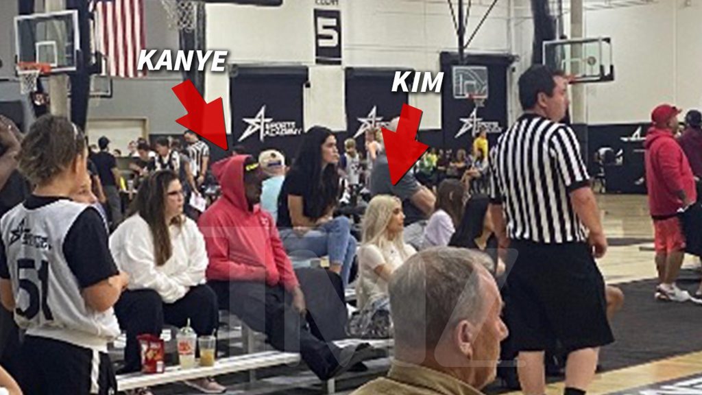 Kim Kardashian és Kanye West együtt vesznek részt lánya kosármeccsén