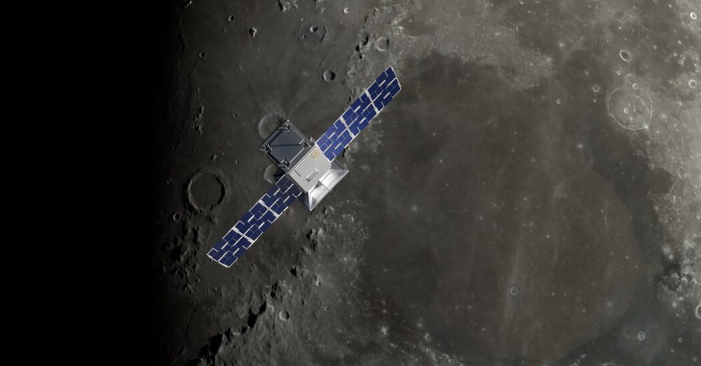 A NASA felbocsátja a Capstone-t, az 55 font súlyú kockaműholdat a Holdon