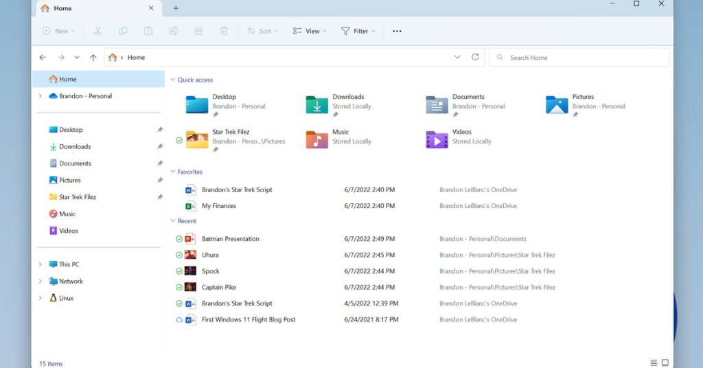 A Windows 11 új File Explorer lapjai hamarosan megjelennek