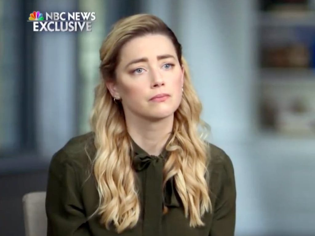 Amber Heard utolsó interjúja: Johnny Depp azzal vádolja exét, hogy „újragondolta” az esetet az NBC ülésén