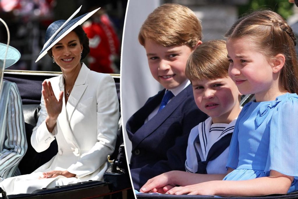 Kate Middleton három gyerekkel érkezik a platina jubileumra