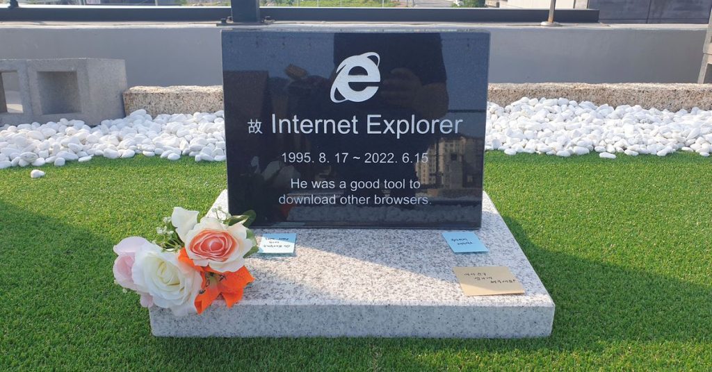 Nézze meg, ahogy az Internet Explorer sírköve nagyon gyorsan terjed Dél-Koreában