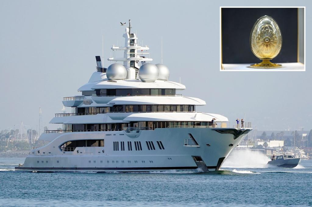 Lehetséges Faberge tojást találtak egy oligarcha által lefoglalt orosz jachton