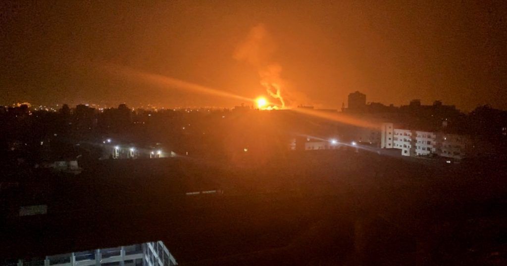 Izrael légicsapásokat mér a Gázai övezetre, de személyi sérülés nem történt |  Gázai hírek