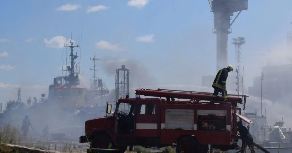 Orosz rakéták találták el Ukrajna kikötőjét;  Kijev azt állítja, hogy továbbra is gabonaexportra készül