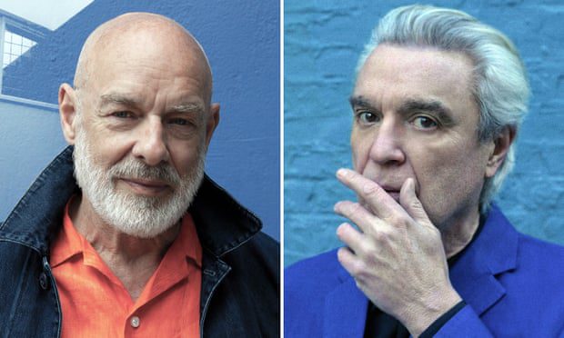 Brian Eno és David Byrne 2022-ben
