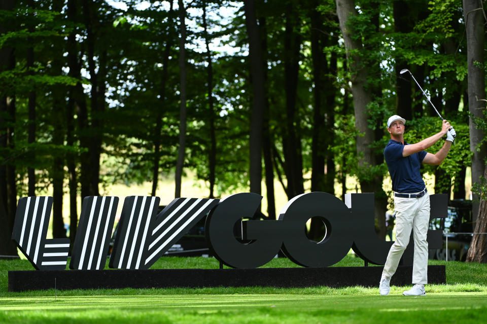 Hudson Swafford egyike annak a három Leaf golfozónak, akik részt kívánnak venni a FedEx Cup e heti rájátszásában.  (Joe Maher/Live Golf/Getty Images)