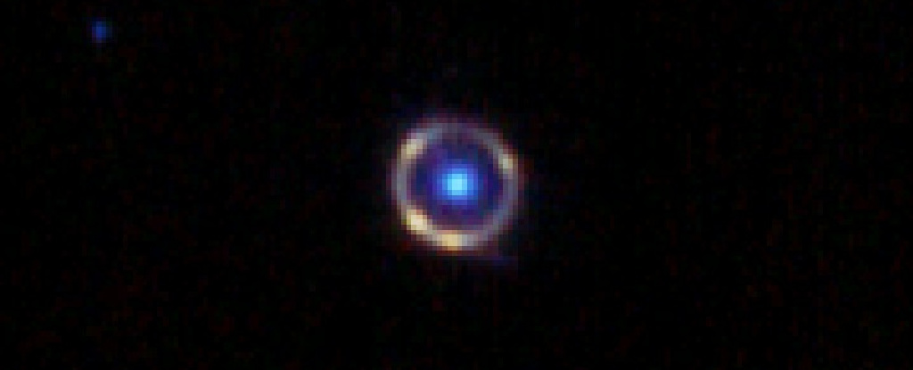 Webb egy szinte tökéletes Einstein-gyűrűt örökített meg 12 milliárd fényévnyire: ScienceAlert