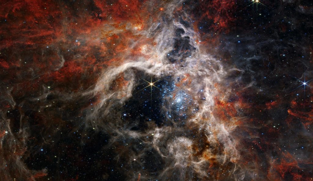 A NASA Webb űrteleszkópja egy kozmikus tarantulát rögzít