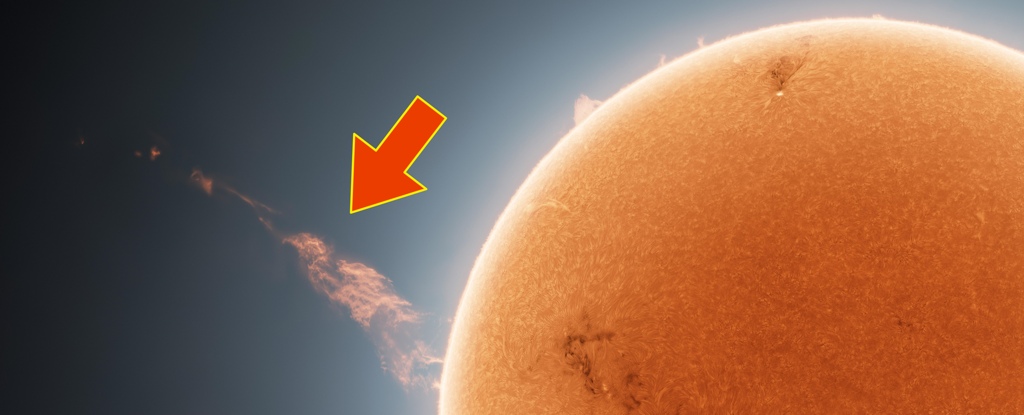 A kísérteties kép egy millió mérföldes csóvát örökít meg a napból: ScienceAlert