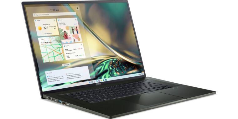 Az Acer AMD Swift Edge laptopja szép emlékeztető az Intel adójáról
