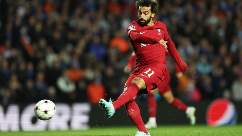 Mohamed Salah megszerezte a Bajnokok Ligája történetének leggyorsabb mesterhármasát, míg a Liverpool legyűrte a Rangerst