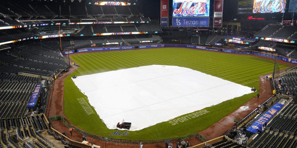 A Mets-Nationals sorozat október 3-i nyitányát elhalasztották