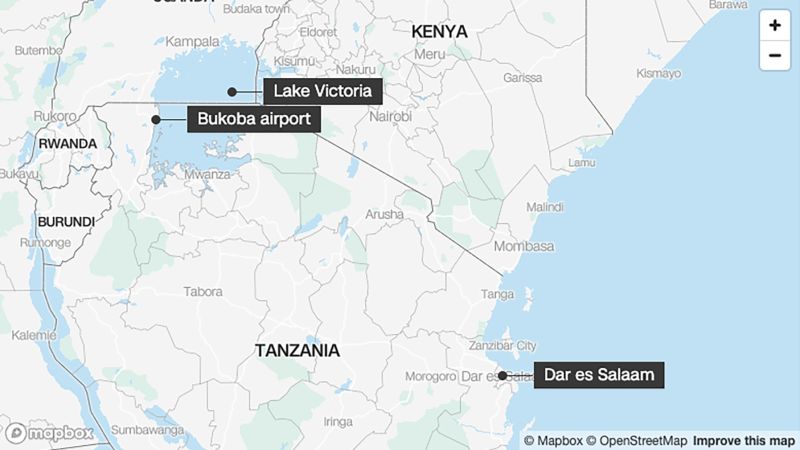 Baleset a Viktória-tóban: Kereskedelmi repülőgép süllyed a tóba Tanzániában