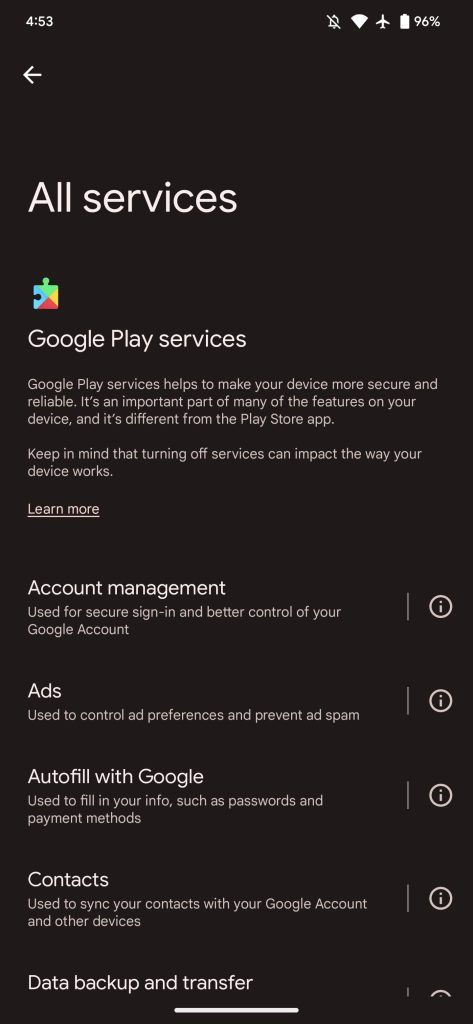 A Google Play szolgáltatások magyarázata