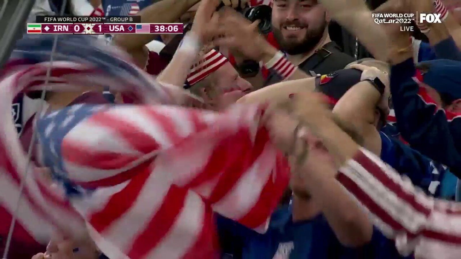 Az amerikai Christian Pulisic gólt szerez Irán ellen 38 perc alatt |  2022-es világbajnokság