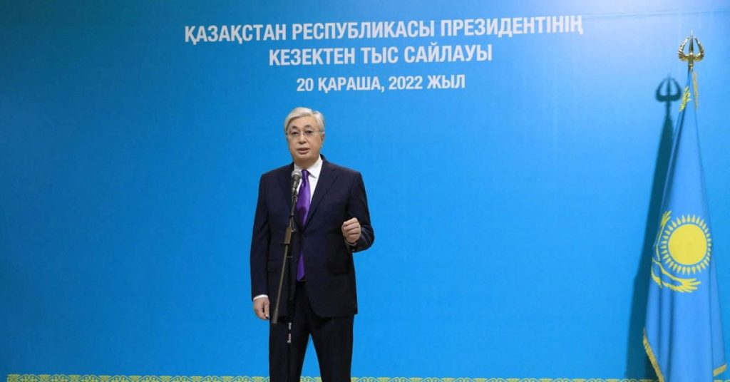 A közvélemény-kutatások szerint a kazah vezető nagy választási győzelem felé tart
