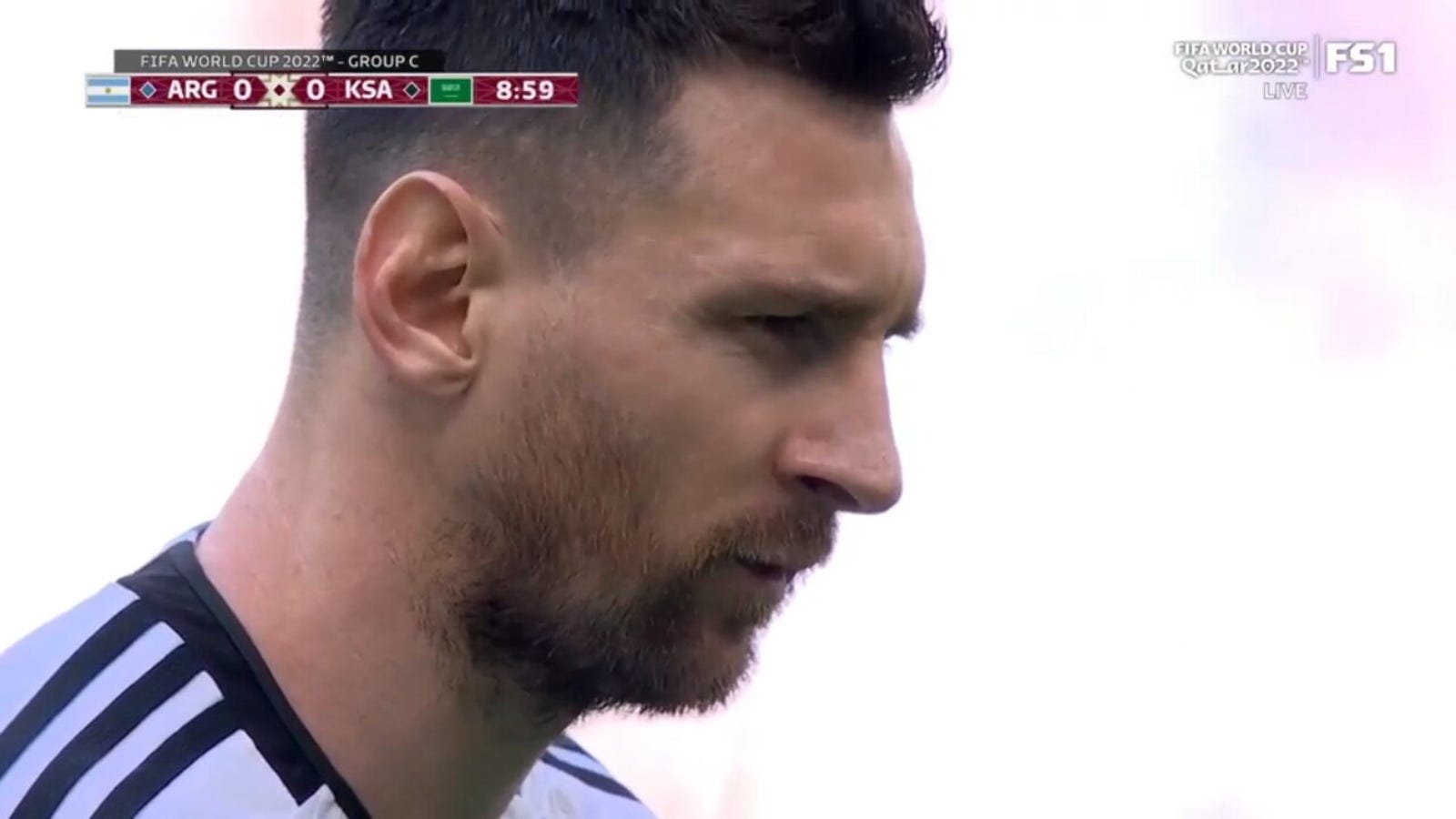 Lionel Messi a tizedik percben gólt szerzett, Argentína 1-0-ra továbbjutott Szaúd-Arábia felett.
