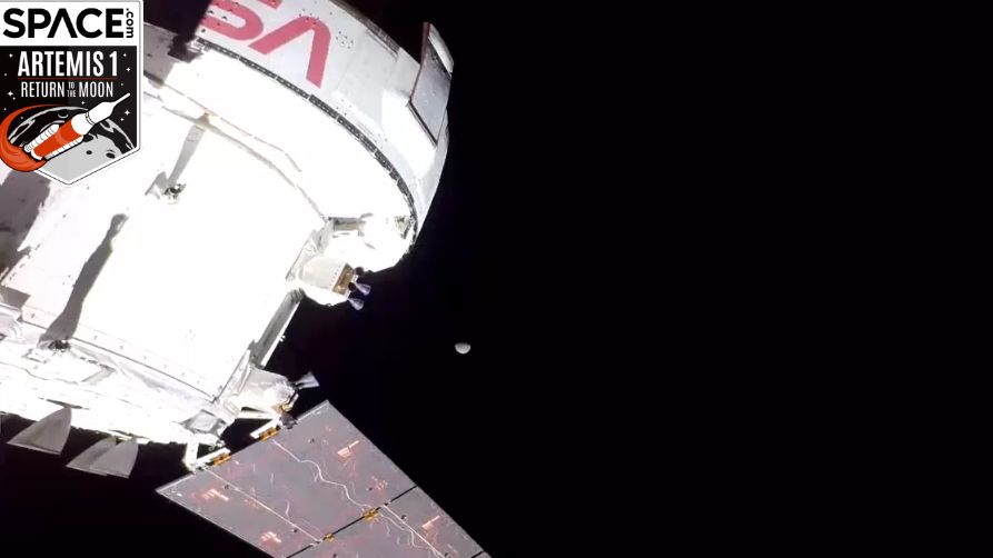 Az Artemis 1 Orion űrszonda először látja videón a Holdat