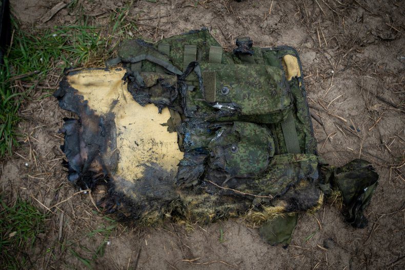 Leégett orosz kabát Boca Kijevben, Ukrajnában