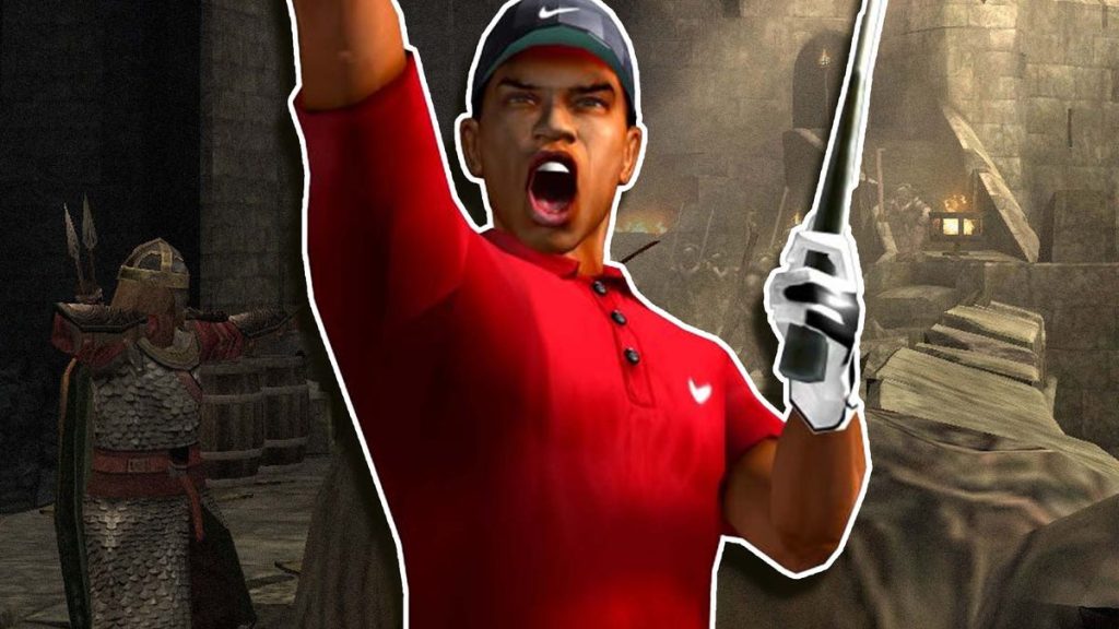 Az EA készített PS2-t a Gyűrűk Ura Tiger Woods Golf motorral