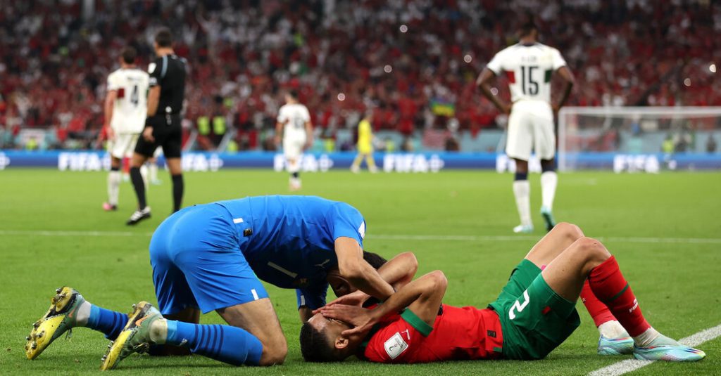 Marokkó újabb meglepetést szerez Portugália kiesésével és Ronaldo karrierjének befejezésével